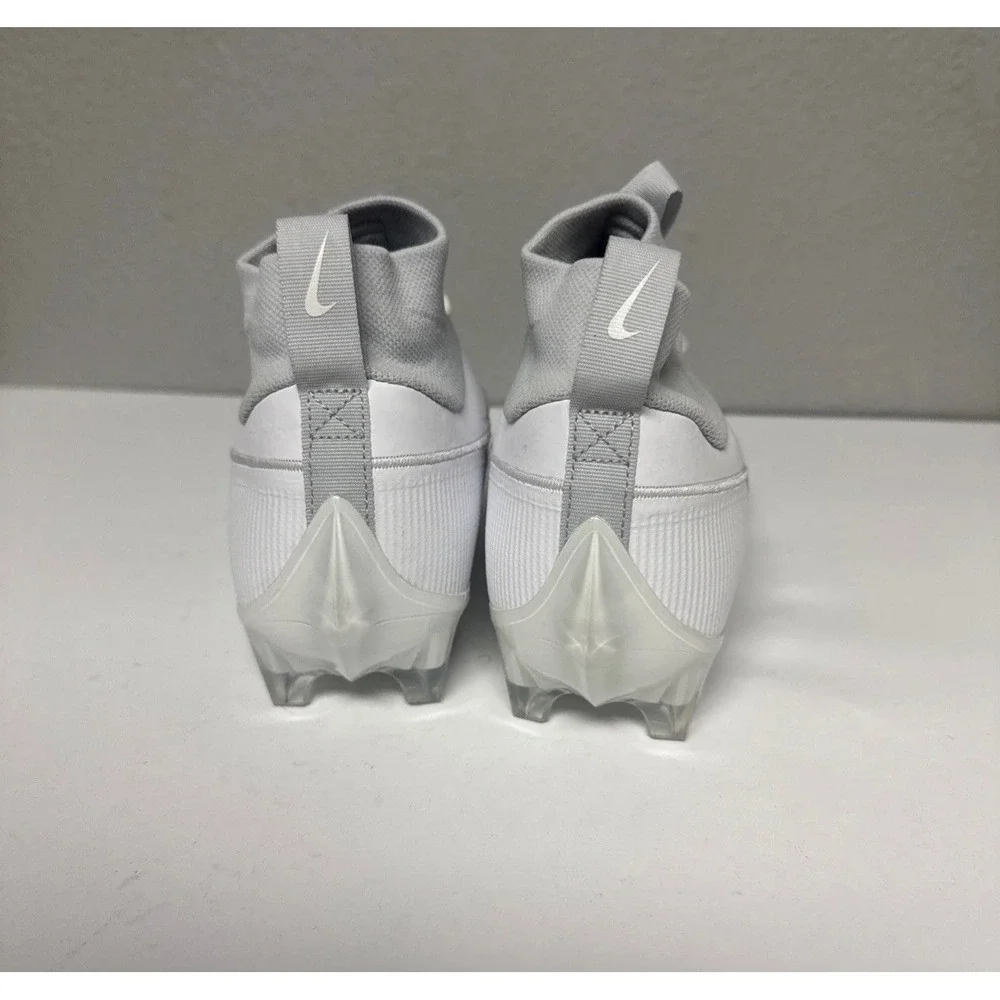 Nike Vapor Edge Pro 360 2 White Metallic Silver Cleats Mens 10 DA5456-100 NEW